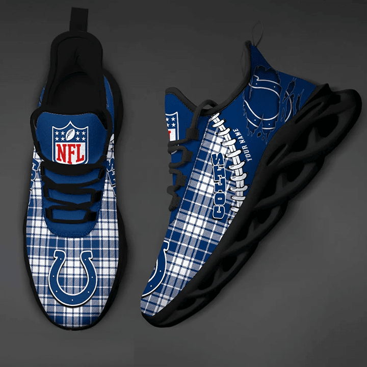 Indianapolis Colts Sneakers Tied Up