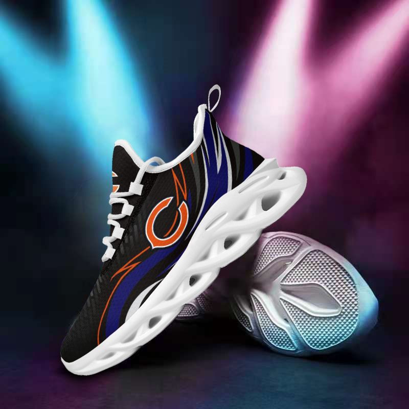 Chicago Bears Yezy Sneakers Side View