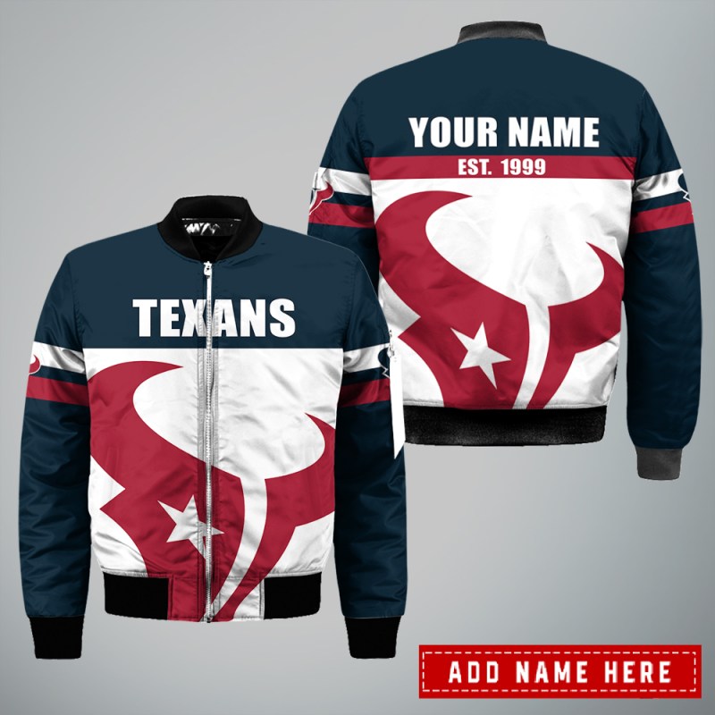 Houston Texans Personalized Bomber Jacket