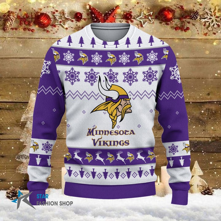 Minnesota Vikings Ugly Christmas Sweater Image 2