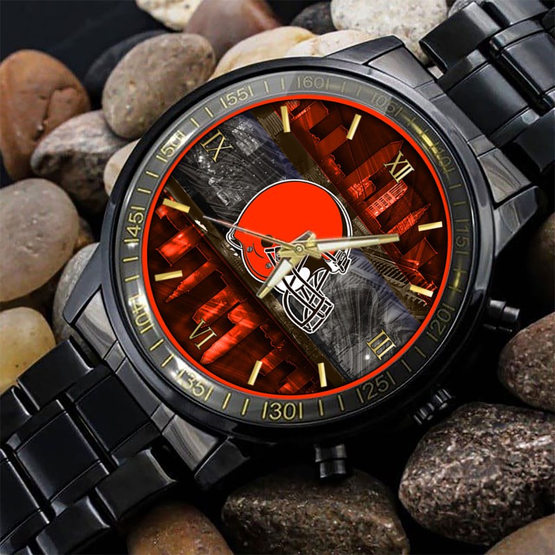Stylish Cleveland Browns Black Watch