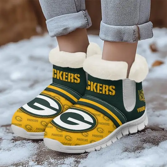 Comfy Snow Boots for Football Fans