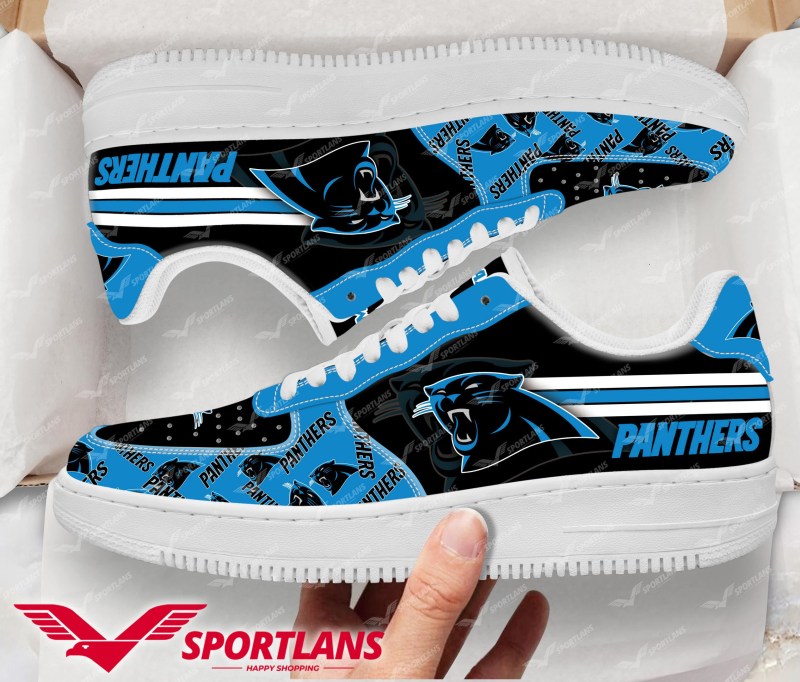 Carolina Panthers NFL Personalized Air Force 1 Shoes