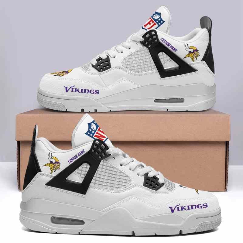 Minnesota Vikings AJ4 Sneaker Image 2
