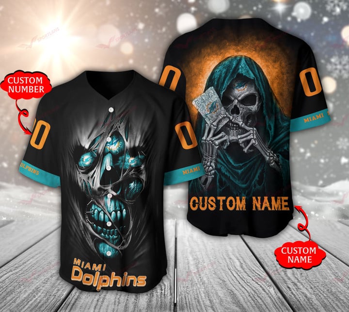 Miami Dolphins Baseball Jersey