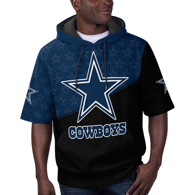 Dallas Cowboys Short Sleeve Hoodie