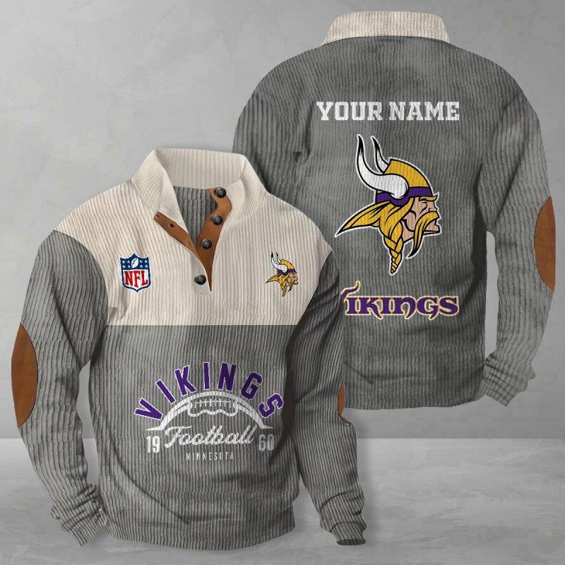 Minnesota Vikings Sweatshirt Gray