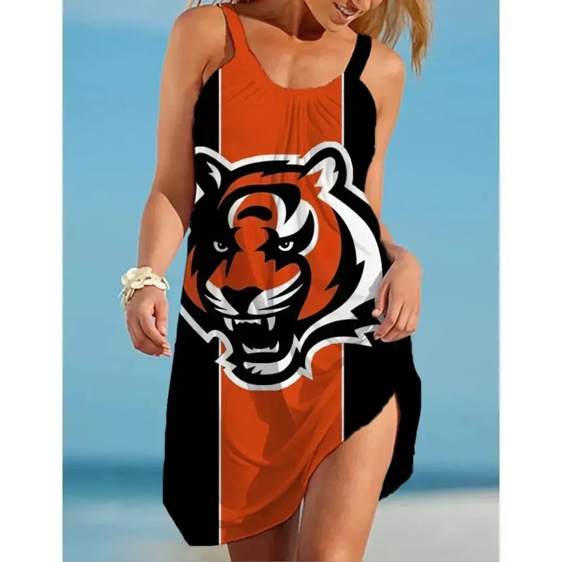 NFL Chicago Bears Printed Beach Dress