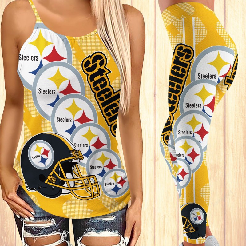 Pittsburgh Steelers Cross Tank Top