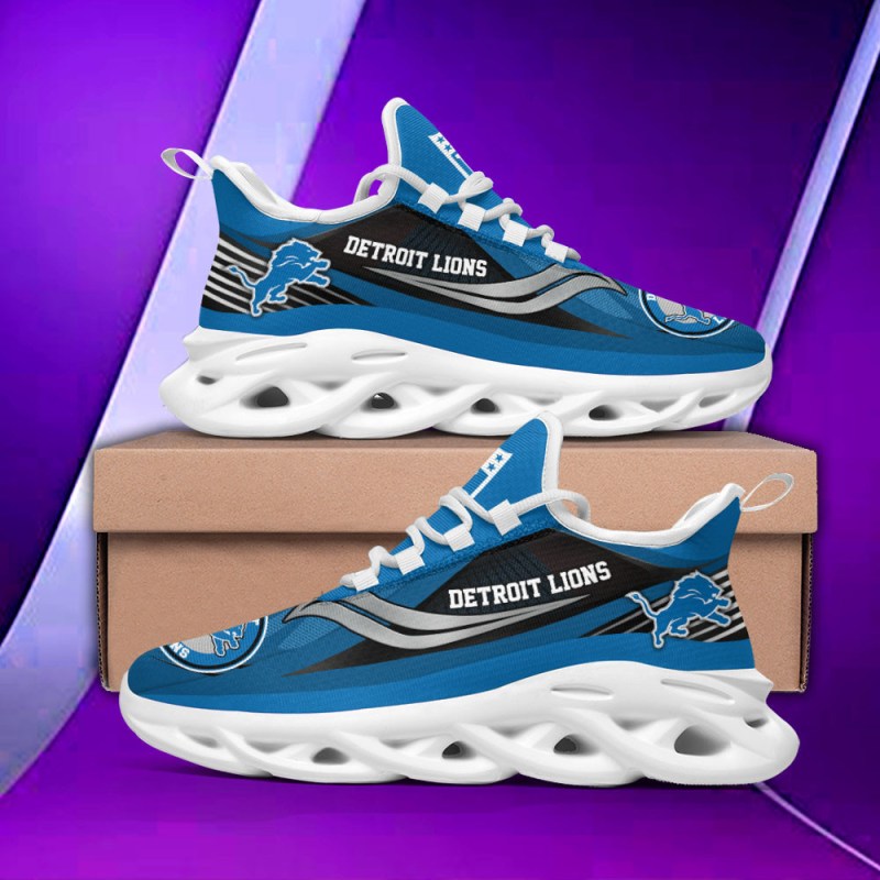 Detroit Lions Yezy Running Sneakers