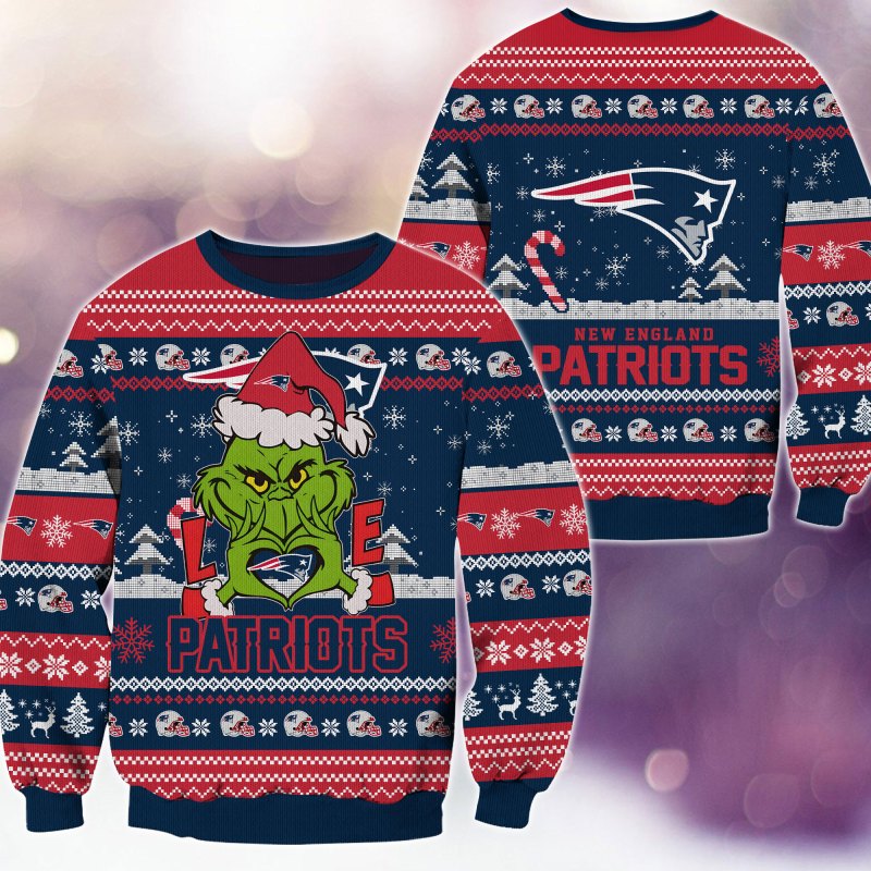 New England Patriots Ugly Christmas Sweater