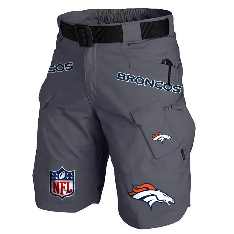 Grey Denver Broncos Shorts