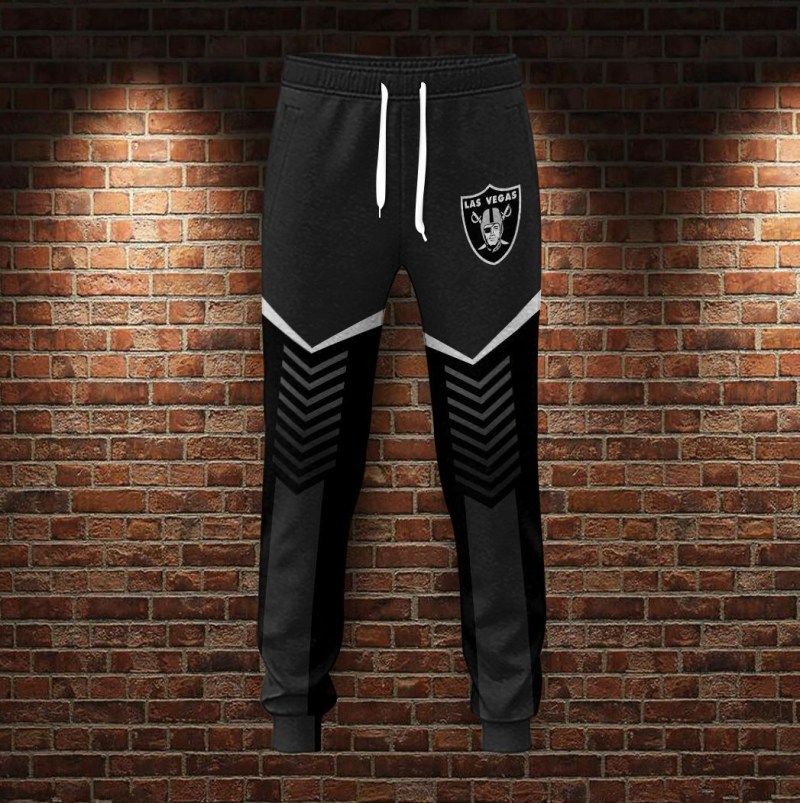 Las Vegas Raiders Hoodie and Jogger Set Back View