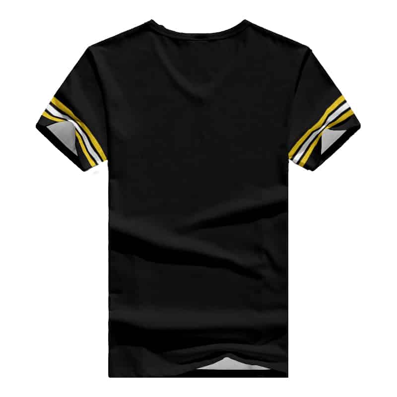 Pittsburgh Steelers Women V-neck T-shirt - Back view