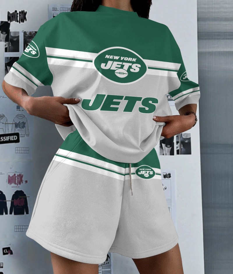 New York Jets Top and Shorts Suit