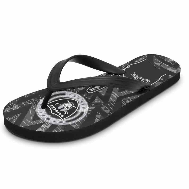 Las Vegas Raiders Summer Flip Flop Image 2