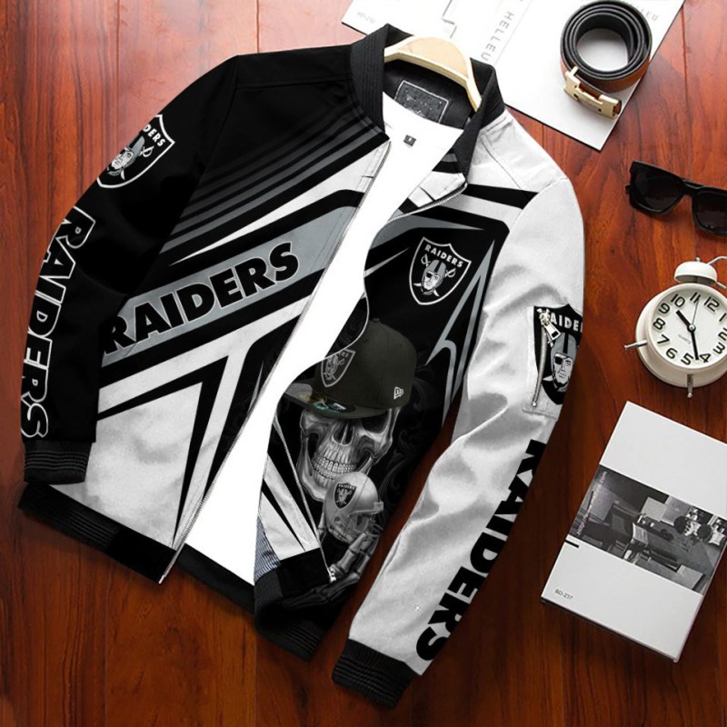 Las Vegas Raiders Bomber Jacket Stylish Design