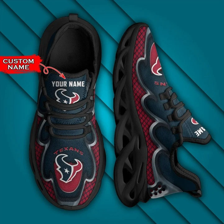 Houston Texans Personalized Yezy Running Sneakers