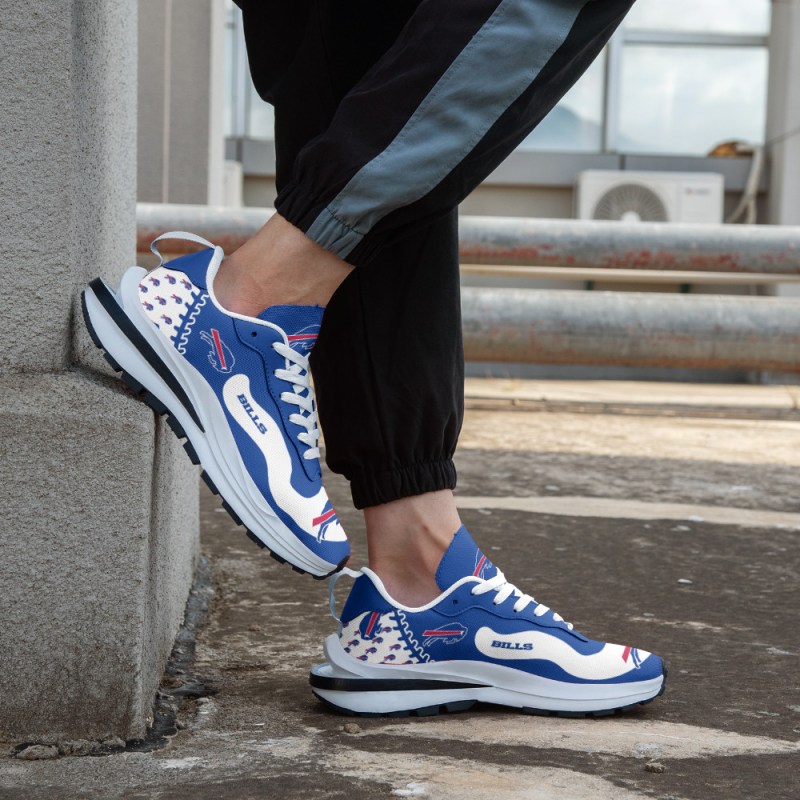 Buffalo Bills Sport Running HF Sneakers Back View