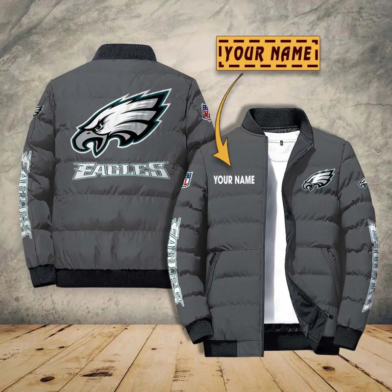 Philadelphia Eagles Puffer Jacket Image 8