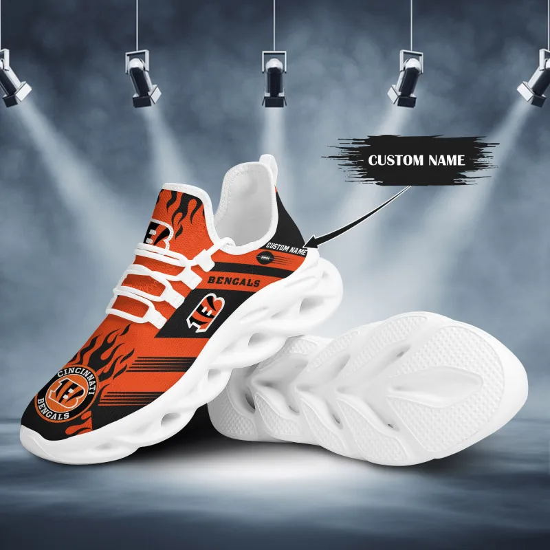 Cincinnati Bengals Sneakers Close Up