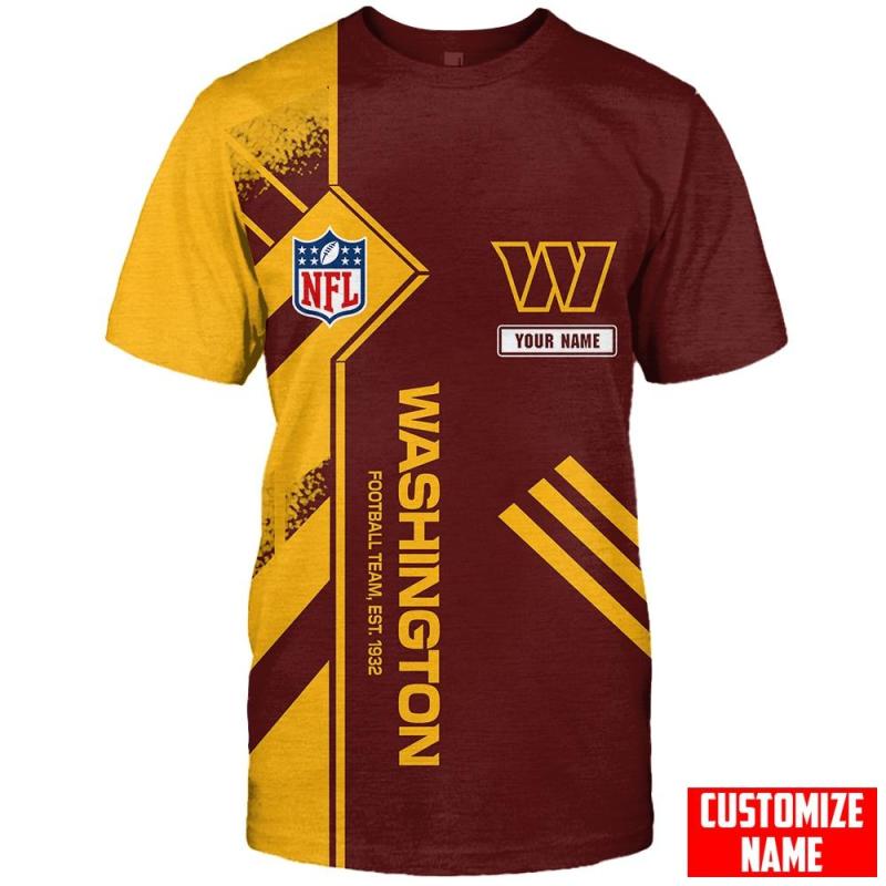 Washington Commanders Personalized T-Shirt