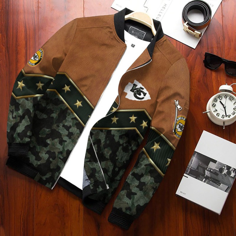 Kansas City Chiefs Bomber Jacket Back
