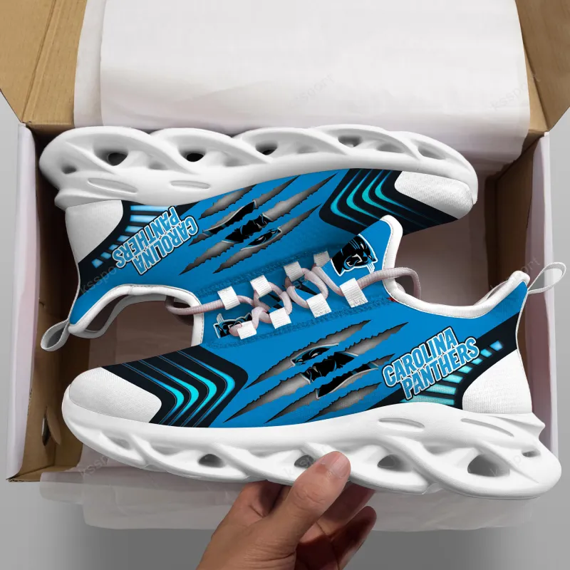 Carolina Panthers Yezy Running Sneakers