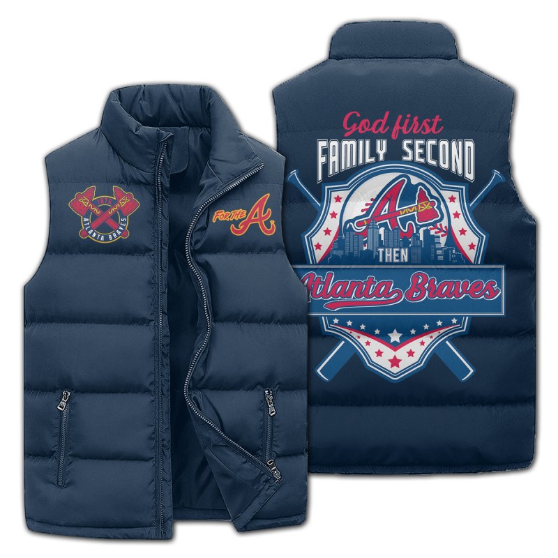 Atlanta Braves Puffer Jacket Image 1
