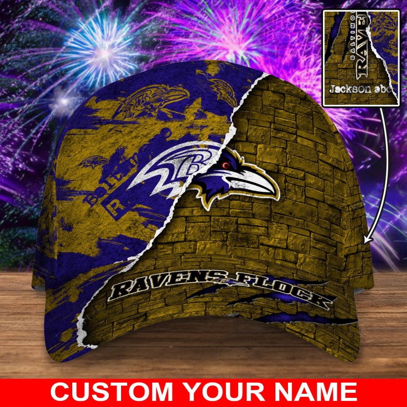 Baltimore Ravens Personalized Classic Cap