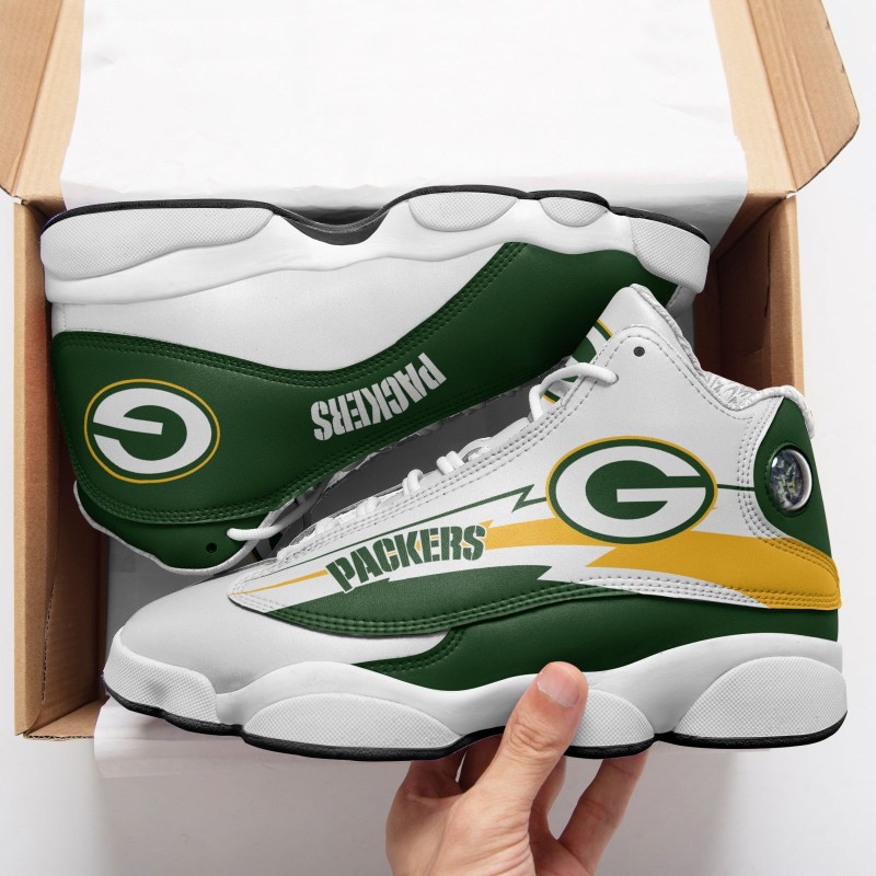Green Bay Packers Sneakers - Front View