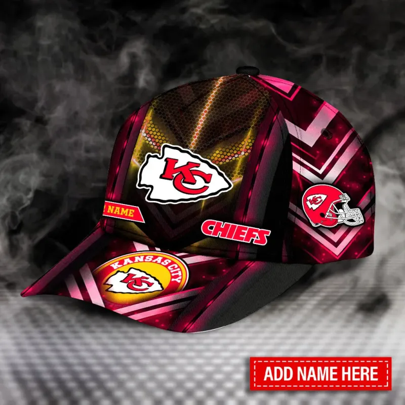 Kansas City Chiefs Personalized Classic Cap - Side View