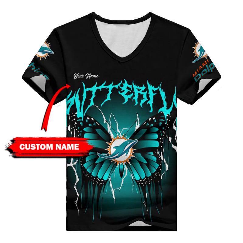 Miami Dolphins T-shirt Side View