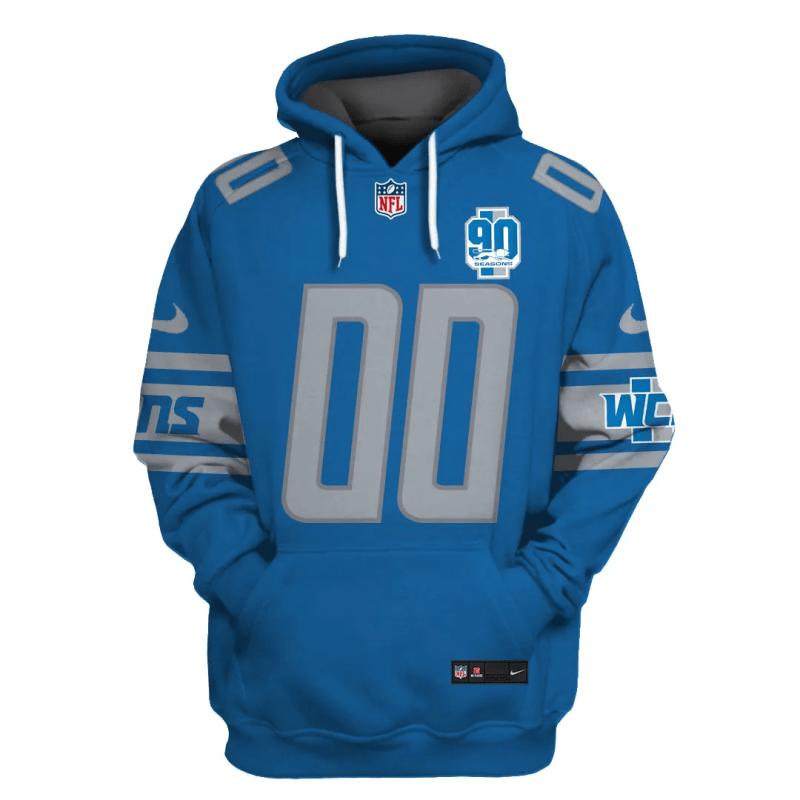 Detroit Lions Hoodie Detail