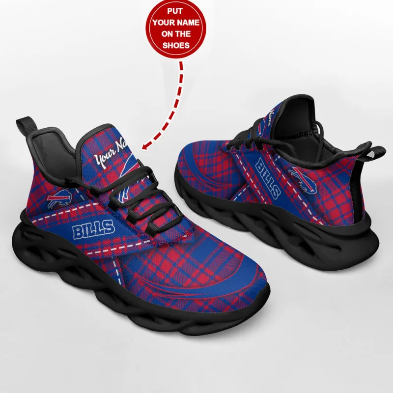 Buffalo Bills Yezy Running Sneakers Front View