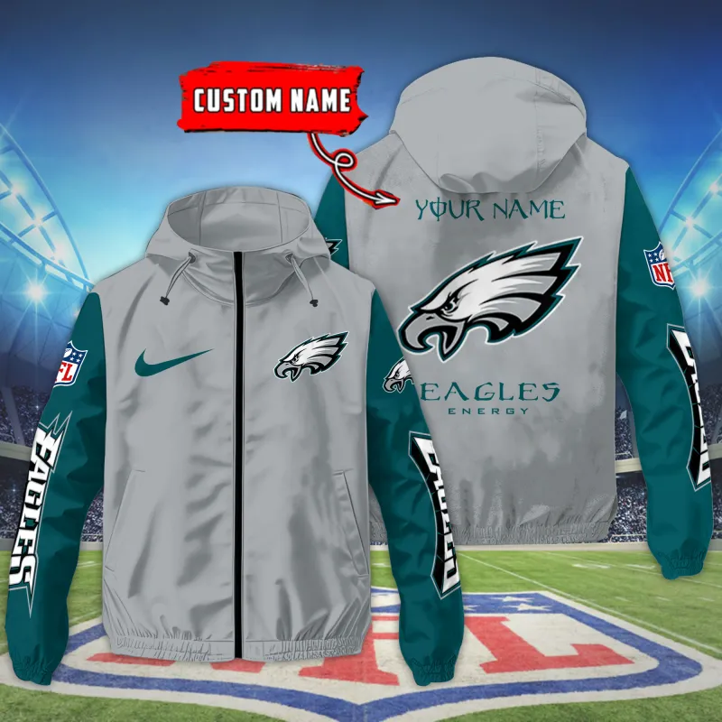 Philadelphia Eagles Jacket Front View