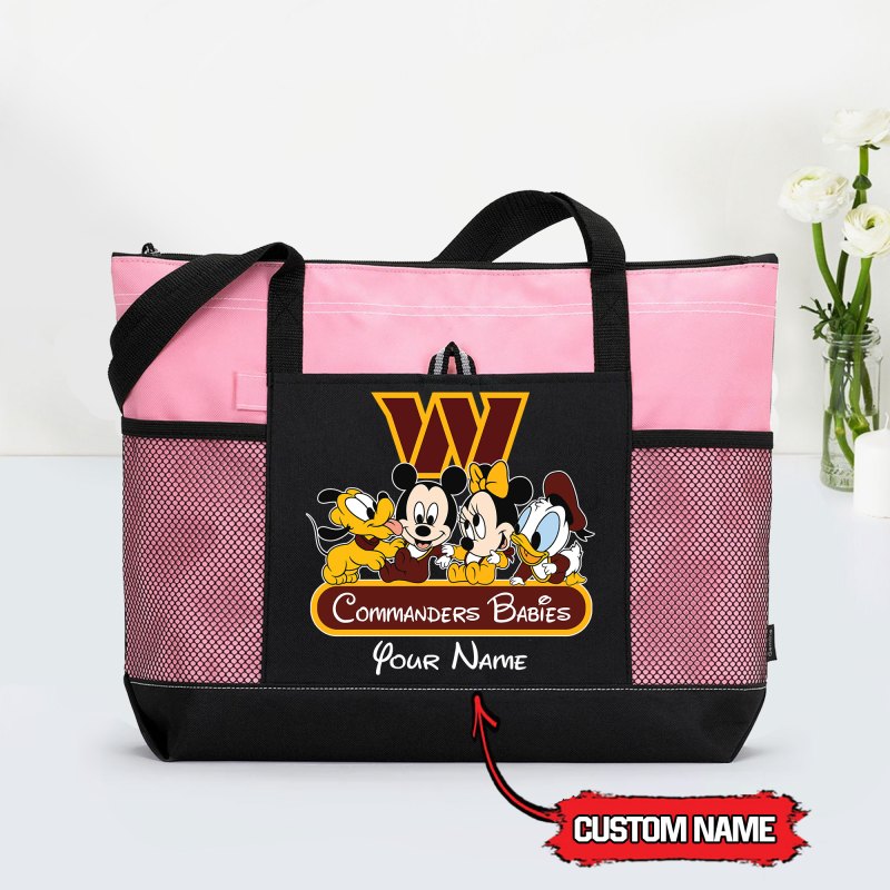 Washington Commanders Tote Bag - Pink