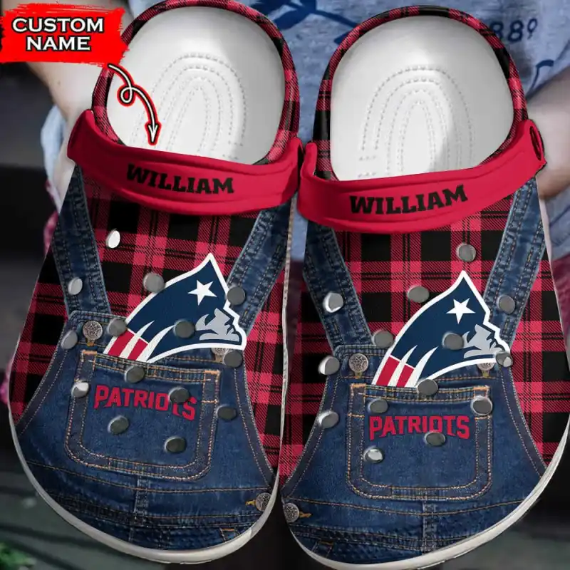New England Patriots Personalized Limited Clog
