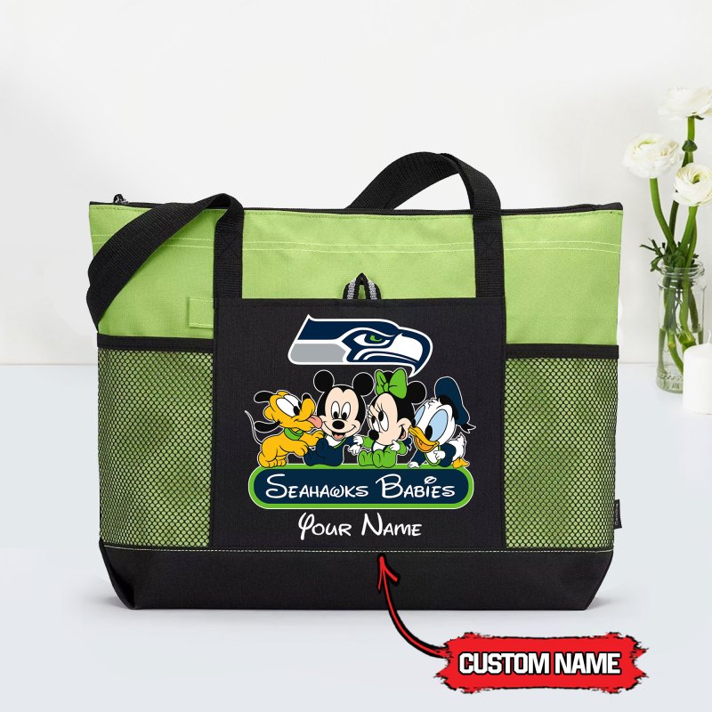 Seattle Seahawks Tote Bag Green