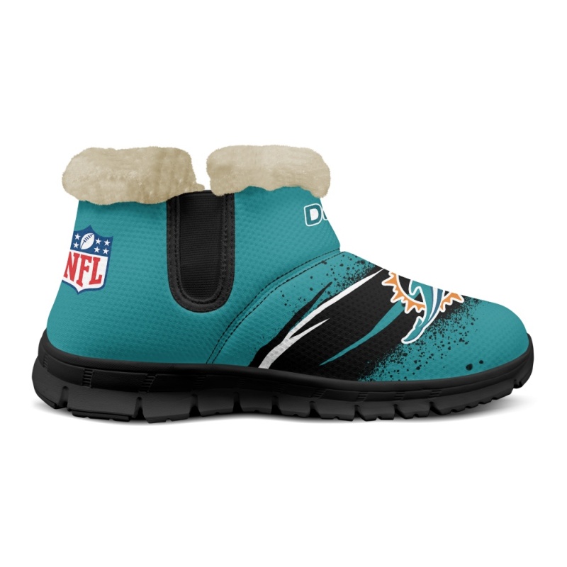 Miami Dolphins Comfy Winter Snow Boots 5