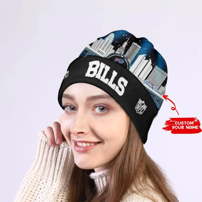 Buffalo Bills Personalized Wool Beanie