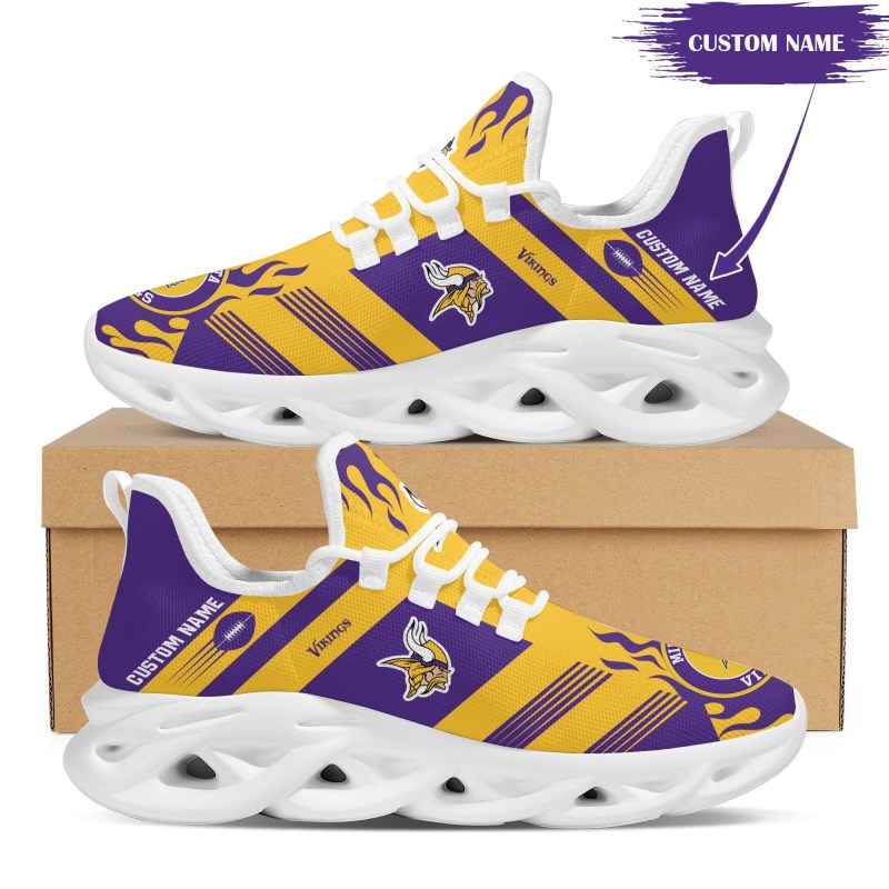 Minnesota Vikings Personalized Yezy Running Sneakers