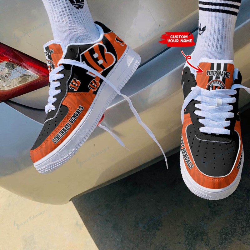 Cincinnati Bengals Personalized AF1 Shoes