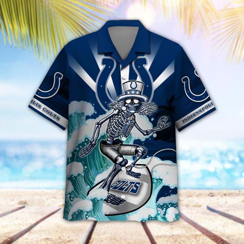 Indianapolis Colts Button Shirt Side View