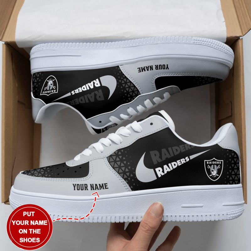 Las Vegas Raiders Personalized AF1 Shoes
