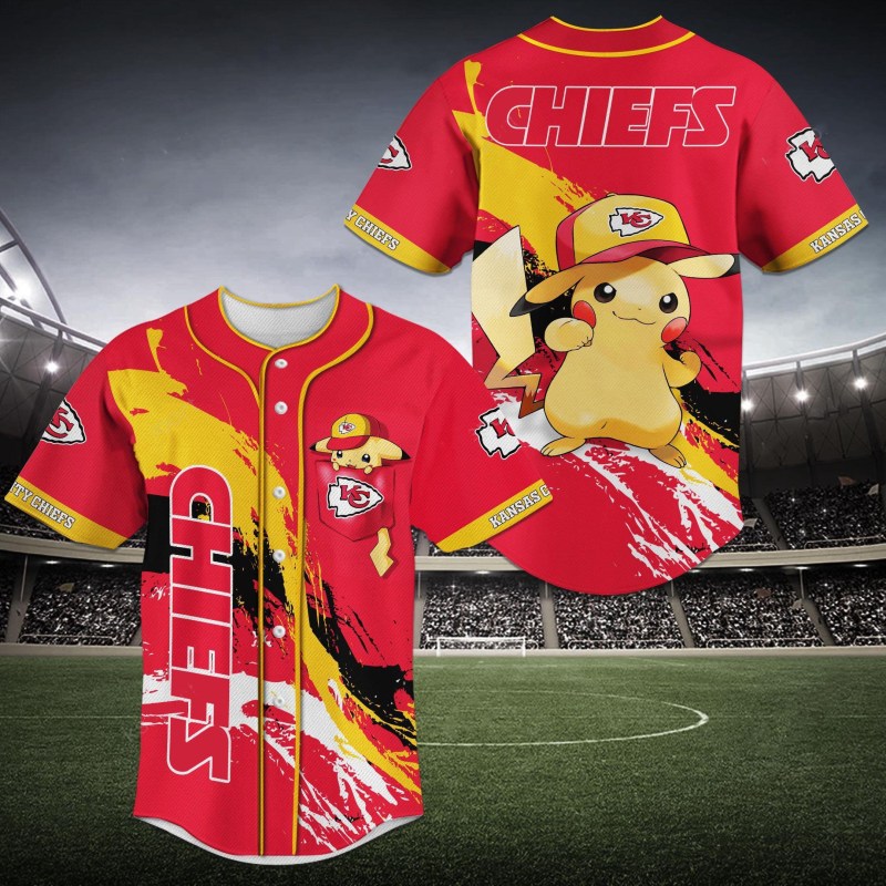 Kansas City Chiefs Baseball Jersey