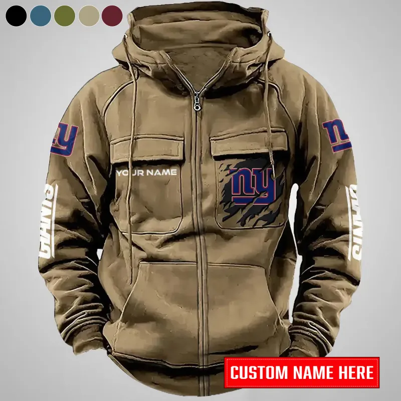 New York Giants Hoodie Khaki