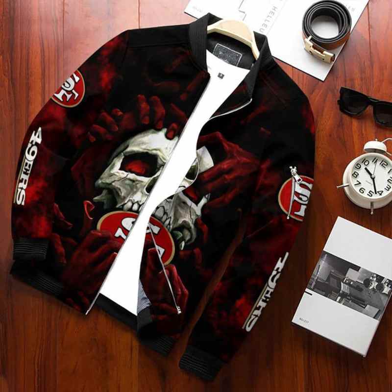 San Francisco 49ers Bomber Jacket Front