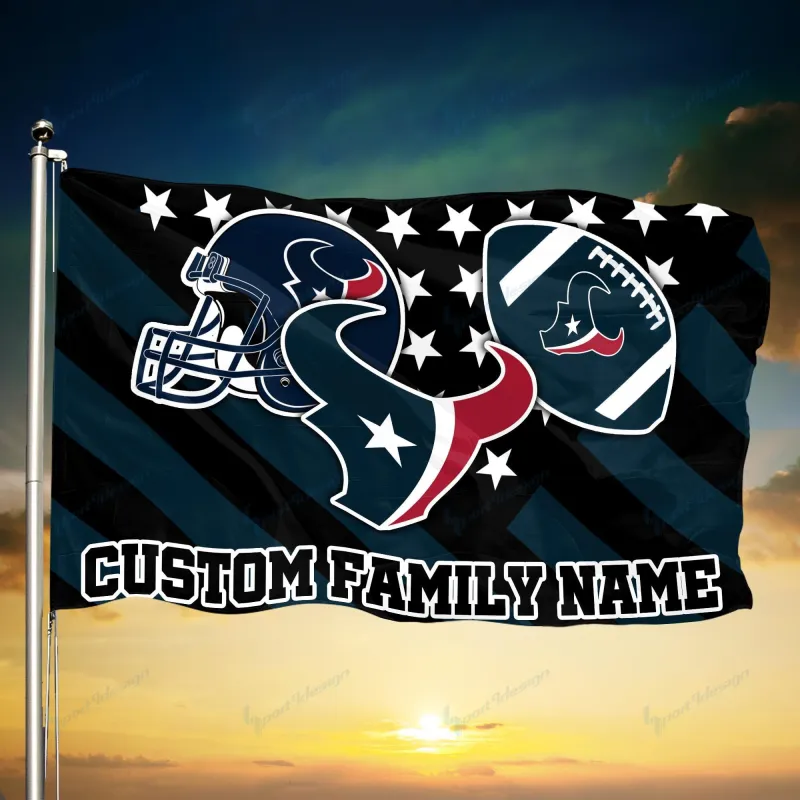 Houston Texans Personalized Flag