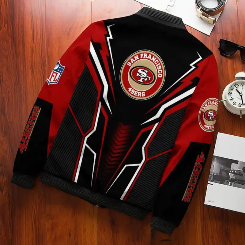 San Francisco 49ers Bomber Jacket Back